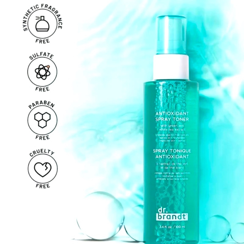 Dr Brandt Skincare Antioxidant Spray Toner with green & white extract 3.4 fl oz